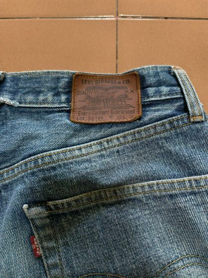 ขายตามสภาพเซอร์ Levis 501วินเทจ ยุค 80s 90s ถุงกระเป๋าสกรีน Made in USA แท้ กระดุมปั๊ม 501 รูปที่ 3