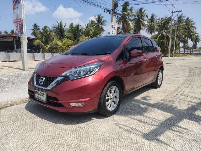 Nissan Note 2018 1.2 V Sedan เบนซิน ไม่ติดแก๊ส เกียร์อัตโนมัติ แดง