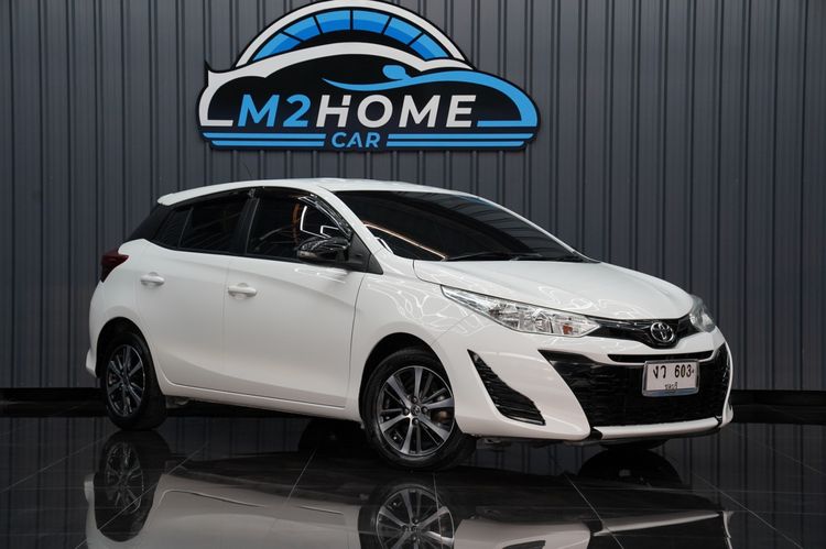 Toyota Yaris 2020 1.2 Mid Sedan เบนซิน เกียร์อัตโนมัติ ขาว รูปที่ 3