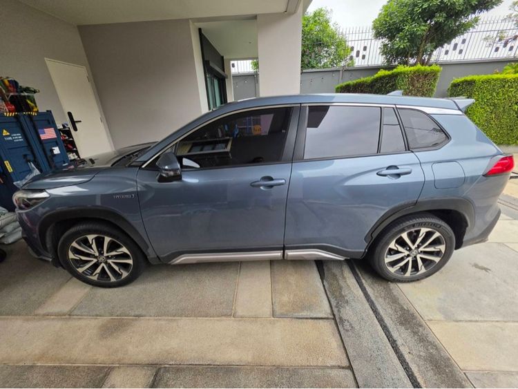 Toyota Corolla Cross 2020 1.8 Hybrid Premium Utility-car ไฮบริด เกียร์อัตโนมัติ ฟ้า รูปที่ 3