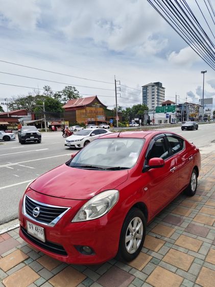 รถ Nissan Almera 1.2 VL สี แดง