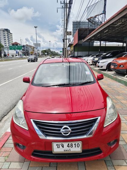 Nissan Almera 2012 1.2 VL Sedan เบนซิน ไม่ติดแก๊ส เกียร์อัตโนมัติ แดง รูปที่ 3
