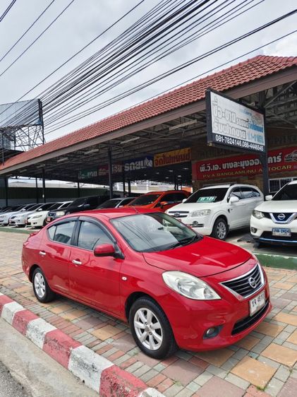 Nissan Almera 2012 1.2 VL Sedan เบนซิน ไม่ติดแก๊ส เกียร์อัตโนมัติ แดง รูปที่ 2