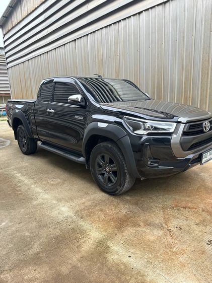 Toyota Hilux Revo 2021 2.4 E Prerunner Pickup ดีเซล ไม่ติดแก๊ส เกียร์อัตโนมัติ ดำ รูปที่ 2