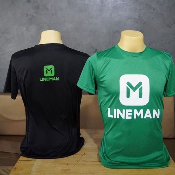 เสื้อยืดไรเดอร์Grab  LINE Man  Shopee 
เสื้อยืดพนักงานส่งของส่งอาหาร ทั้งแขนสั้น
แขนยาว ผ้าดี กันแดด รูปที่ 4