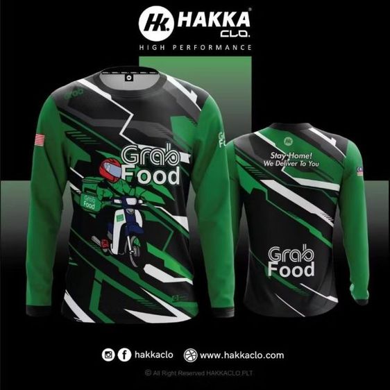 เสื้อยืดไรเดอร์Grab  LINE Man  Shopee 
เสื้อยืดพนักงานส่งของส่งอาหาร ทั้งแขนสั้น
แขนยาว ผ้าดี กันแดด รูปที่ 14