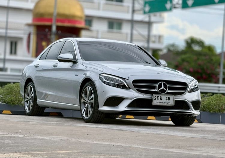รถ Mercedes-Benz C-Class C300e สี เทา