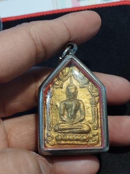 ขุนแผน หลังยันต์ ห้าเนื้อผงพุทธคุณปิดทอง