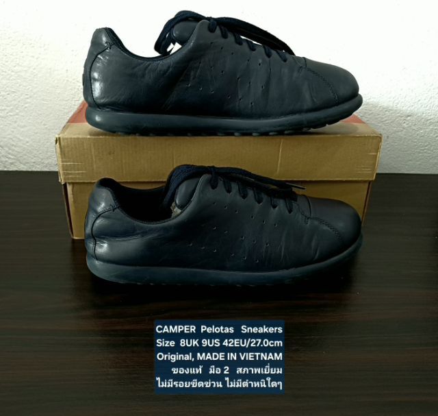 CAMPER Pelotas XLite Sneakers, Unisex 8UK 42EU(27.0cm) Original ของแท้ มือ 2 สภาพเยี่ยม, รองเท้า CAMPER หนังแท้สวย พื้นเต็ม ไม่มีตำหนิใดๆ รูปที่ 15