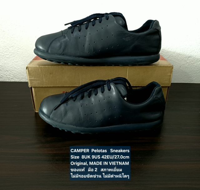 CAMPER Pelotas XLite Sneakers, Unisex 8UK 42EU(27.0cm) Original ของแท้ มือ 2 สภาพเยี่ยม, รองเท้า CAMPER หนังแท้สวย พื้นเต็ม ไม่มีตำหนิใดๆ รูปที่ 16