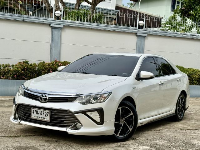 Toyota Camry 2015 2.0 G Extremo Sedan เบนซิน ไม่ติดแก๊ส เกียร์อัตโนมัติ ขาว รูปที่ 2