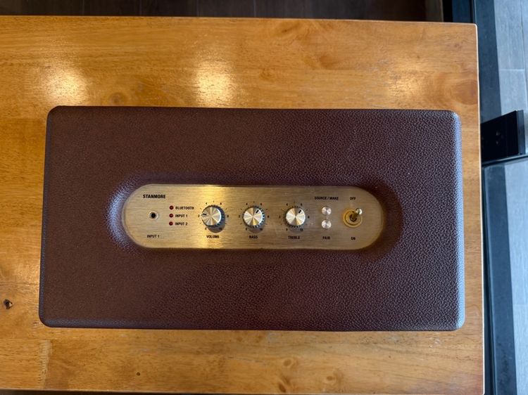ลำโพงบลูทูธ Marshall  Stanmore Brown สีน้ำตาลคลาสสิก เครื่องศูนย์ไทย สภาพสวยๆ รูปที่ 5