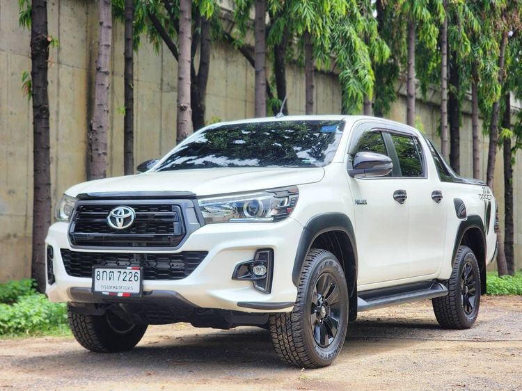 Toyota Hilux Revo 2019 Double Cab Prerunner 2x4 2.4 Rocco Pickup ดีเซล ไม่ติดแก๊ส เกียร์อัตโนมัติ ขาว รูปที่ 3