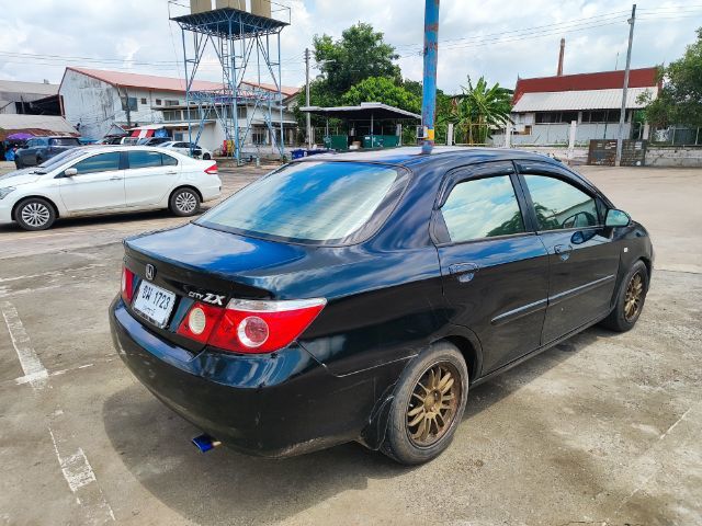 Honda City 2008 1.5 V Sedan เบนซิน ไม่ติดแก๊ส เกียร์อัตโนมัติ ดำ รูปที่ 4