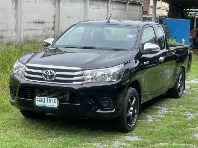 Toyota Hilux Revo 2015 2.4 E Pickup ดีเซล ไม่ติดแก๊ส เกียร์ธรรมดา ดำ รูปที่ 2