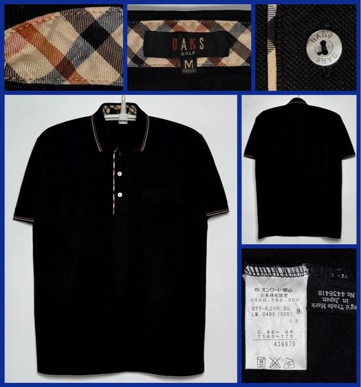 ⚠️รุ่นใหม่‼️เสื้อโปโล DAKS ของแท้ รุ่น GOLF สไตล์สปอร์ต