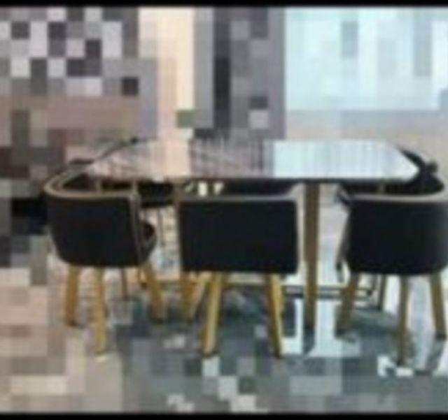 โต๊ะกินข้าว โต๊ะทานข้าว 6ที่นั่ง สภาพดี ต่อราคาได้ค่ะ รูปที่ 2