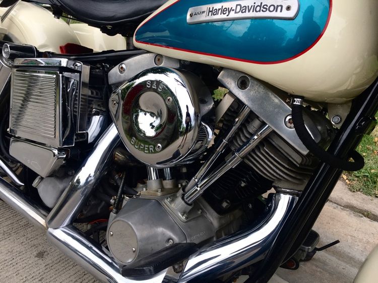 Harley-Davidson shovelhead 1973 FLH Electra Glide Thai Police รูปที่ 3