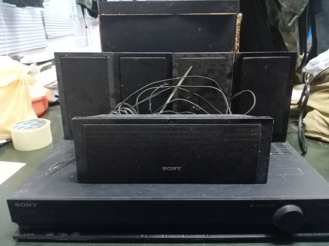 dvd home theater ไฟเข้าไม่ได้เทส ขายตามสภาพ รูปที่ 7