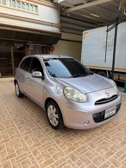 Nissan March 2010 1.2 E Sedan เบนซิน ไม่ติดแก๊ส เกียร์อัตโนมัติ บรอนซ์ทอง รูปที่ 3