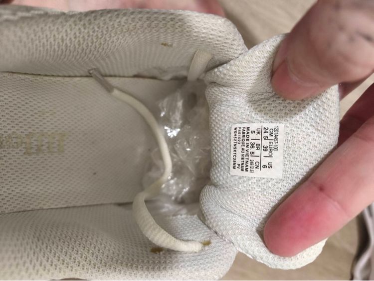 รองเท้า ASICS สีขาวเงิน  รูปที่ 6
