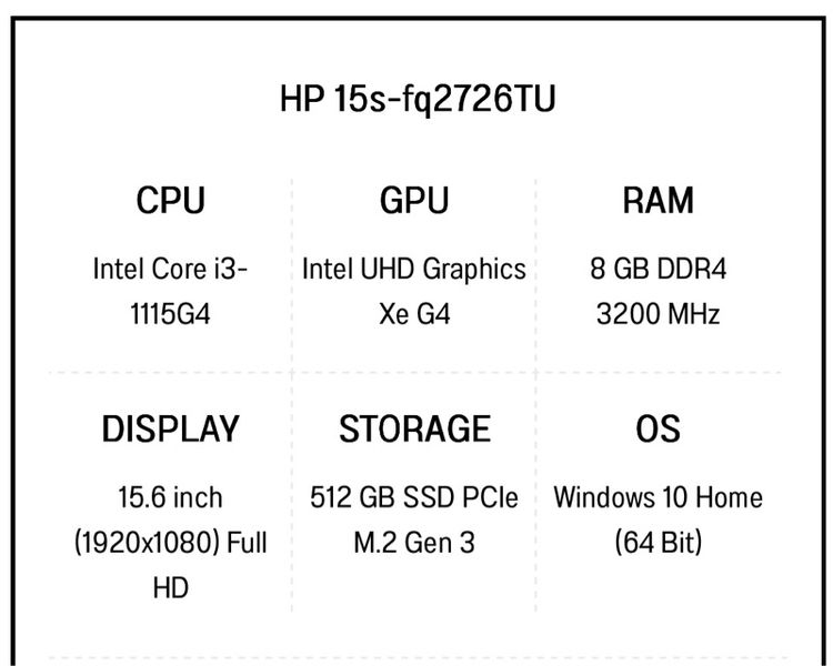 โน๊ตบุ๊ค HP 15s-fq2726tu รูปที่ 10