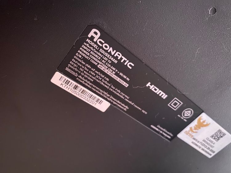 Aconatic TV 50นิ้ว UHD 4K Smart TV 50US534AN รูปที่ 2