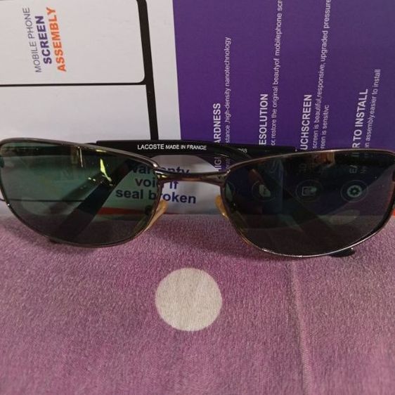 แว่นตากันแดด แว่นกันแดด LACOSTE MADE IN FRANCE วินเทจ สภาพสวยน่า สนใจติดต่อได้ที่ To. 082-2122-632 (Nucha) หรือแอดไลน์ได้ที่ nucha0822122632