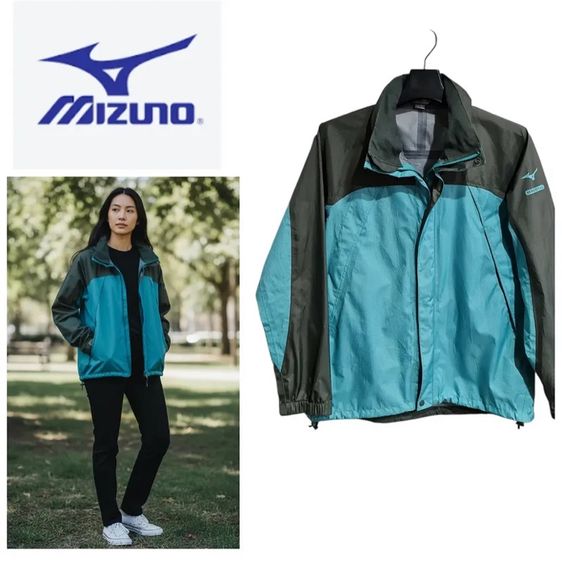 ไม่ระบุ อื่นๆ อื่นๆ อื่นๆ เสื้อแจ็คเก็ตกันฝน Mizuno Bergtech EX (ของแท้) สภาพสวย ไซส์ S