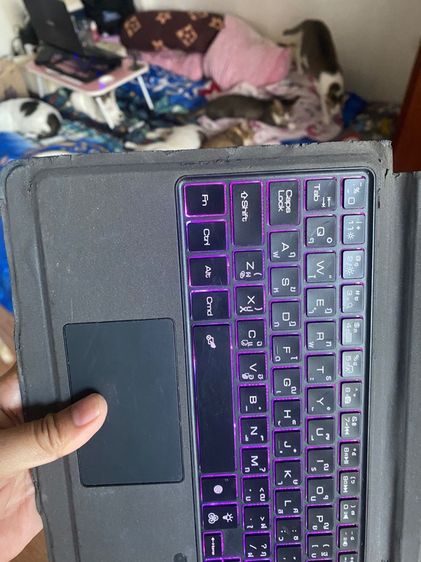 ขายคีย์บอร์ดบลูทูธไร้สายพร้อมทัชแพด Bluetooth Keyboard with Trackpad รูปที่ 3