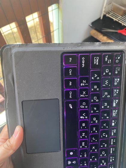 ขายคีย์บอร์ดบลูทูธไร้สายพร้อมทัชแพด Bluetooth Keyboard with Trackpad รูปที่ 7