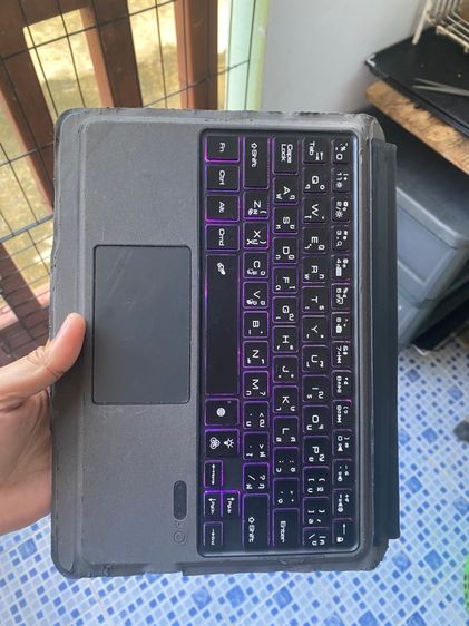 ขายคีย์บอร์ดบลูทูธไร้สายพร้อมทัชแพด Bluetooth Keyboard with Trackpad รูปที่ 8