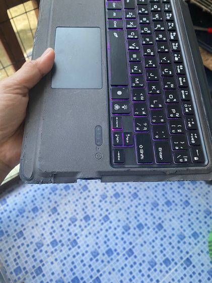 ขายคีย์บอร์ดบลูทูธไร้สายพร้อมทัชแพด Bluetooth Keyboard with Trackpad รูปที่ 6