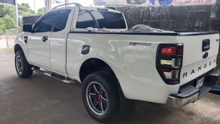 Ford Ranger 2014 2.2 Hi-Rider XLT Pickup ดีเซล ไม่ติดแก๊ส เกียร์ธรรมดา ขาว รูปที่ 4
