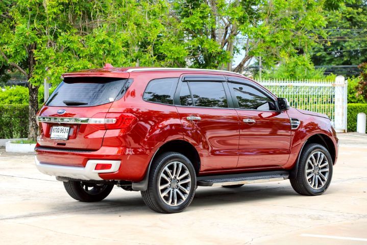 Ford Everest 2019 2.0 Titanium Plus Utility-car ดีเซล ไม่ติดแก๊ส เกียร์อัตโนมัติ แดง รูปที่ 4
