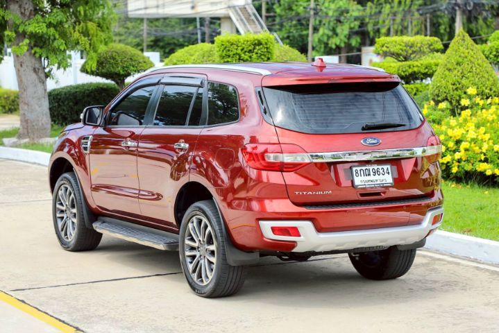 Ford Everest 2019 2.0 Titanium Plus Utility-car ดีเซล ไม่ติดแก๊ส เกียร์อัตโนมัติ แดง รูปที่ 3