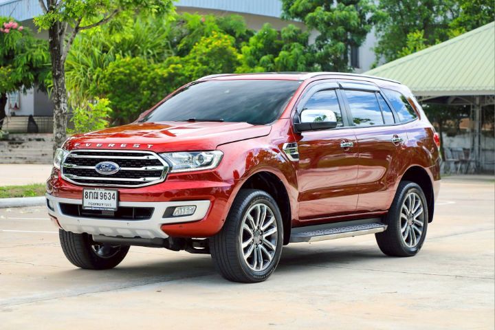 Ford Everest 2019 2.0 Titanium Plus Utility-car ดีเซล ไม่ติดแก๊ส เกียร์อัตโนมัติ แดง รูปที่ 2