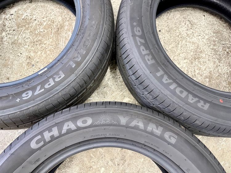ยางถอดป้ายแดงขอบ 19” ยี่ห้อ CHAO YANG ขนาด 255-55R19 ปี 25 ตุ่มหน้ายางยังอยู่ครบ