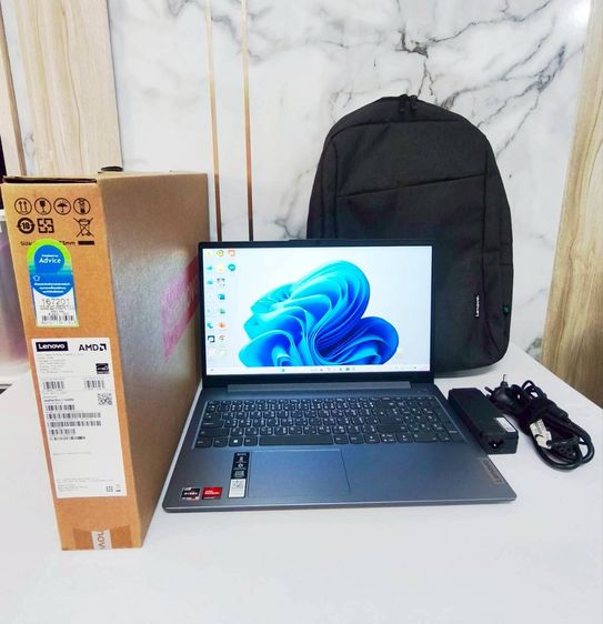 16 กิกะไบต์ HDMI ใช่ ขาย โน็ตบุ๊ค Lenovo ideapad Ryzen5 Gen5 Ram 16GB M.2 512GB จอ15.6 FHD วินโดว์แท้ ราคา11,500บาท มีประกันศูนย์นานๆ