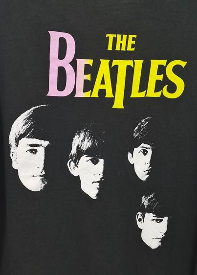 เสื้อยืด แขนสั้น  วินเทจตอกปี 2020  THE BEATLES  T SHIRT  เสื้อวง รูปที่ 2
