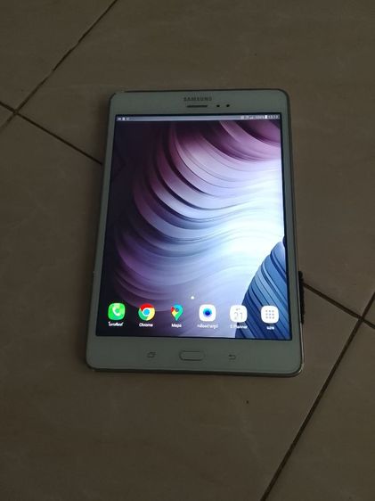 8 GB ขายแท็บเล็ตsamsung galaxy tab a มือสองปี 2015สีขาว