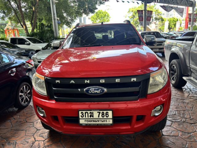 Ford Ranger 2014 2.2 Hi-Rider XLT Pickup ดีเซล เกียร์อัตโนมัติ แดง รูปที่ 2