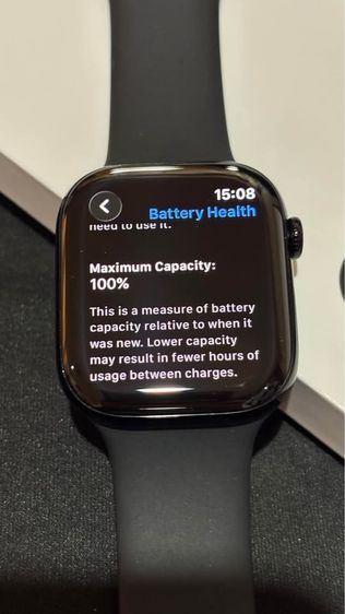 Apple Watch series 11 46mm jet black แบต 100 เปอร์เซ็นต์ ประกันถึงวัน 18-2-2570 รูปที่ 7