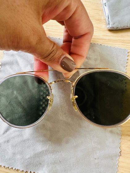 Ray-Ban Round Double size 51 แว่นตากันแดด รูปที่ 9