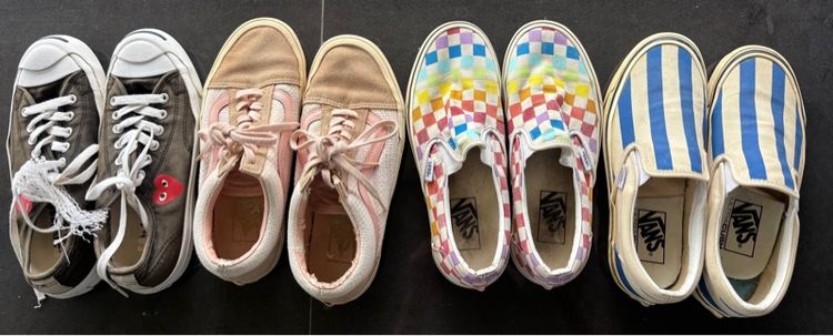 รองเท้า Van และ convers ญ.แท้ 37ราคาเหมา4คู่ คุ้มนะ