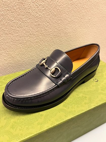 Gucci Kaveh Leather Horsebit Loafer รูปที่ 7