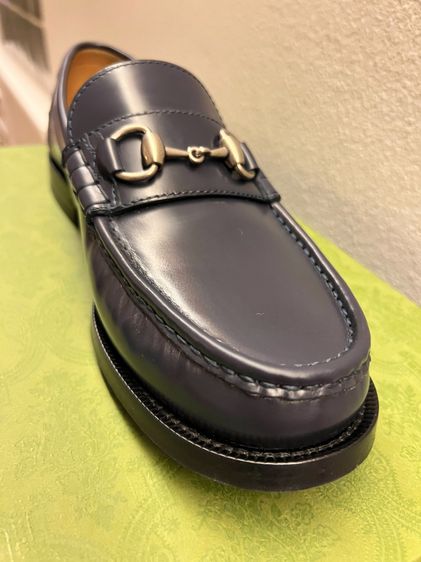 Gucci Kaveh Leather Horsebit Loafer รูปที่ 6
