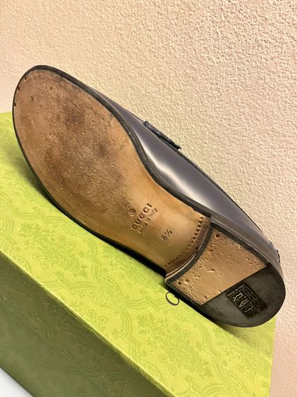 Gucci Kaveh Leather Horsebit Loafer รูปที่ 12