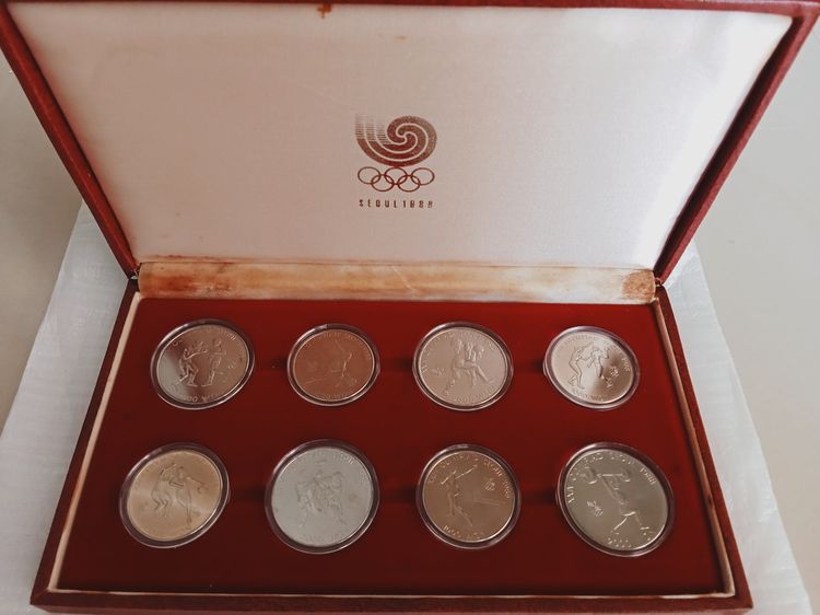 Summer Olympic 1988 official  commemorate coins รูปที่ 4