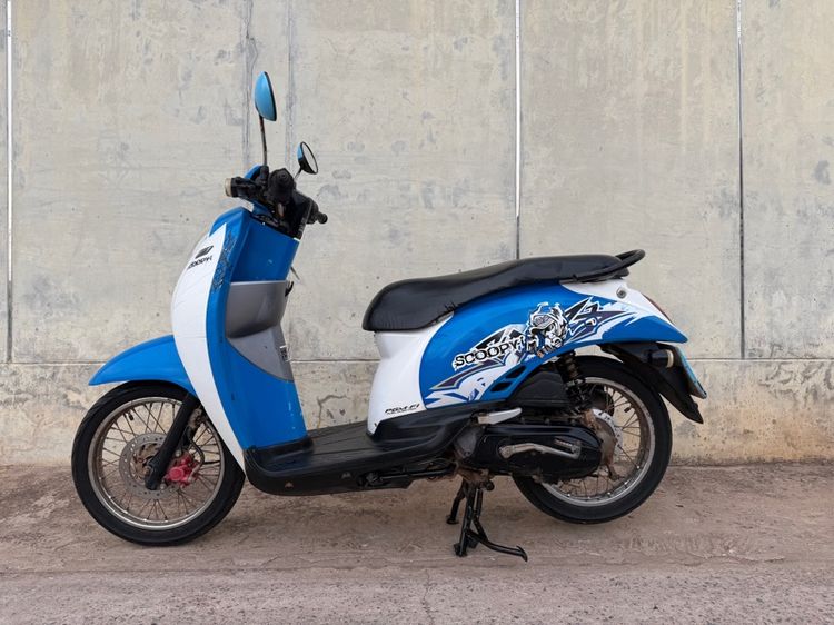 Honda Scoopy-i หัวฉีด ประหยัดน้ำมัน สีฟ้า-ขาว สีหวานๆ น่ารัก สภาพดี